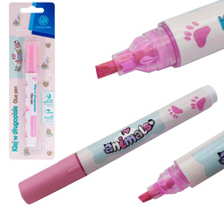 Klej w pisaku długopisie w płynie szkolny różowy Cats ASTRA