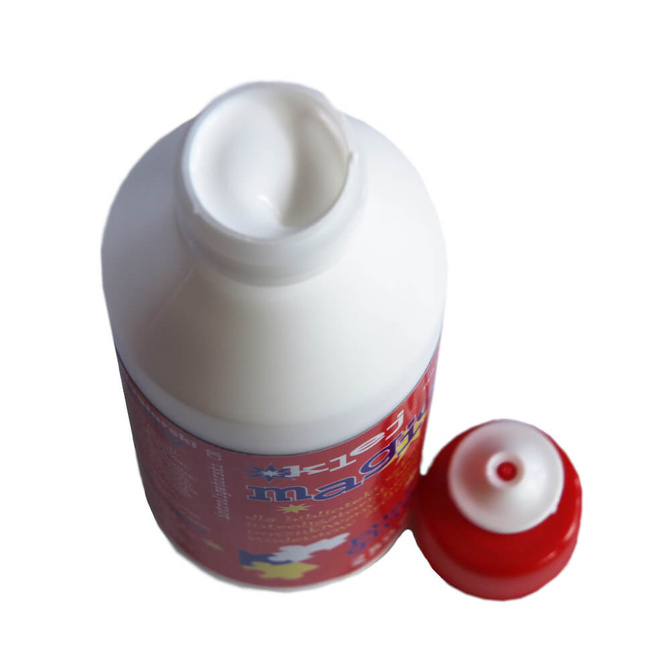 Klej MAGIC Magiczny w płynie butelce aplikator introligatorski 500g KAMABEN