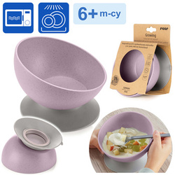 Miseczka z przyssawką dla dzieci BLW bezpieczna EKO Growing REER