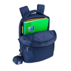 Plecak szkolny młodzieżowy granat z pokrowcem przeciwdeszczowym 23l OXFORD