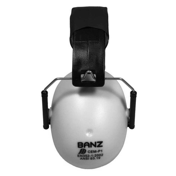 Słuchawki ochronne nauszniki wygłuszające dzieci 3lata+ Grey BANZ