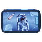 Piórnik potrójny trzykomorowy z wyposażeniem 31el kosmonauta Cosmic HERLITZ
