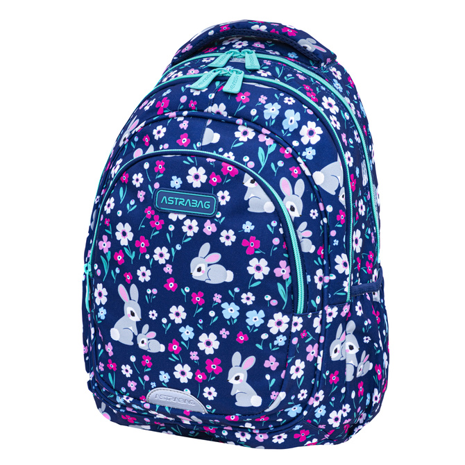 Plecak szkolny króliczki Baby Bunny AB330 3 komorowy 20l ASTRABAG