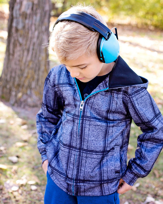 Słuchawki dla dzieci z autyzmem Aspergerem +3lat Lagoon Blue BANZ