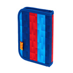 Piórnik pojedynczy dwuklapkowy bez wyposażenia FC BARCELONA AC1 HEAD