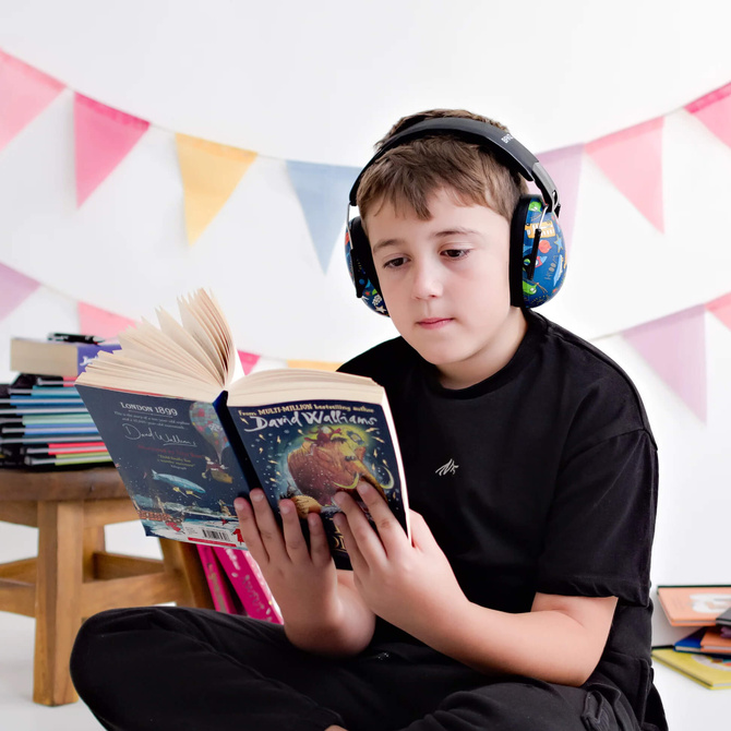 Słuchawki ochronne nauszniki wygłuszające dzieci 3lata+ Grey BANZ