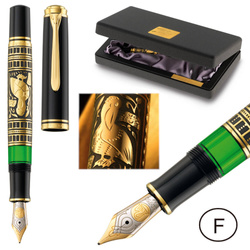 Pióro wieczne Toledo M900 F Black na prezent premium FWI PELIKAN