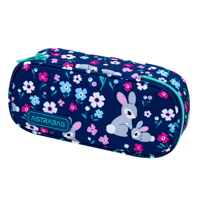 Piórnik kosmetyczka etui usztywniany z klapką króliczkiem Bunny AC6 ASTRA