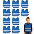 Kamizelka odblaskowa ostrzegawcza dla dzieci przedszkolaków 42x45cm 10szt