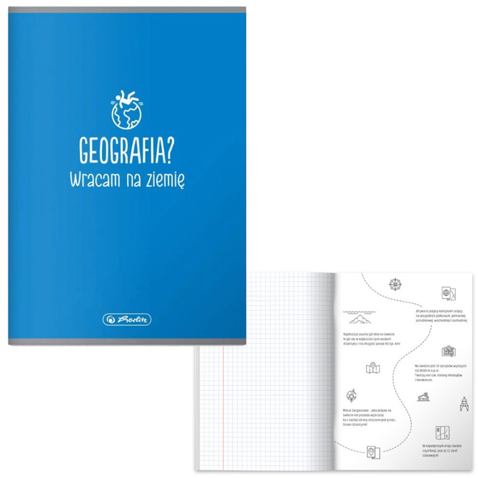 Zestaw 10x zeszyt A5 60k przedmiotowy soft touch HERLITZ