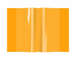 Okładka PVC na zeszyt A5 zeszytowa krystaliczna neonowa pomarańczowa