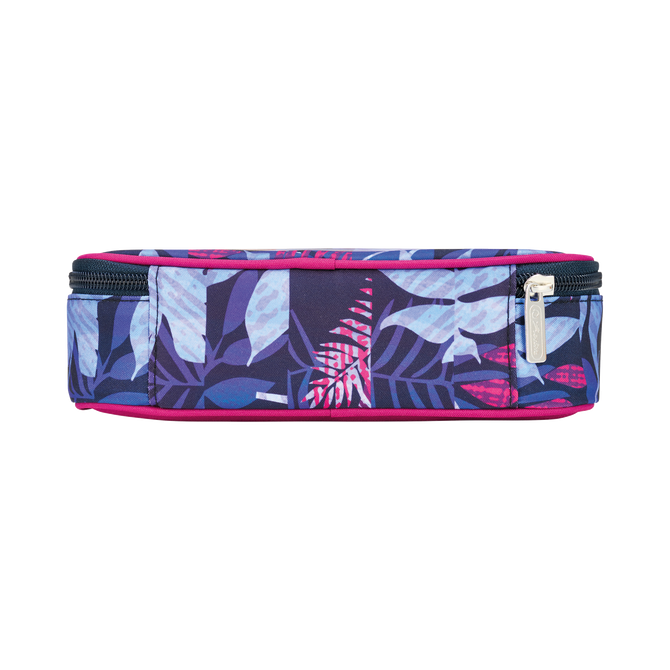 Piórnik kosmetyczka etui usztywniany klapką duży XXL BeatBox Flower HERLITZ