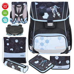 Zestaw tornister plecak szkolny Loop Plus z piłkarzem Cyber Soccer HERLITZ