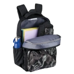 Plecak szkolny młodzieżowy czarny kwiaty 25l OXFORD