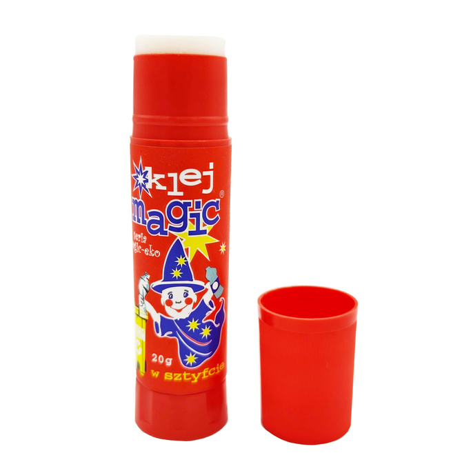 Klej MAGIC Magiczny w sztyfcie EKO 20g szkolny biurowy mocny KAMABEN