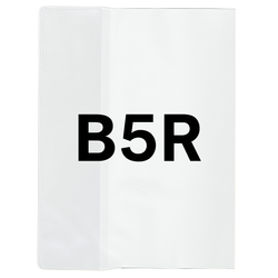 Okładka B5R regulowana 25,3cm x 35,6-37,2cm przezroczysta krystaliczna