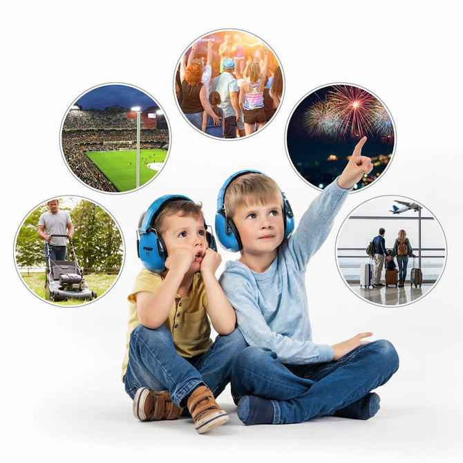 Słuchawki dla dzieci z autyzmem Aspergerem +2 lat REER