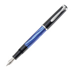 Pióro wieczne Classic M205 F Blue Marbled na prezent premium FWI PELIKAN