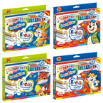 Kredki ołówkowe grube Jumbo 24 kolorów + temperówka BAMBINO