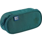 Piórnik kosmetyczka etui usztywniany z klapką zielony SCHOOL OXFORD