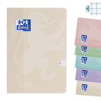 Zeszyt A5 60k kratka w kratkę z marginesem Pastel line 1 szt. OXFORD