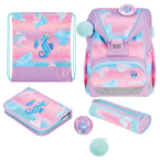 Zestaw tornister plecak UltraLight Plus konik morski Ocean Lights HERLITZ