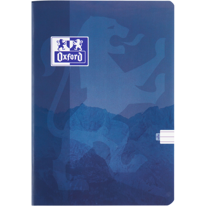 Zeszyt A5 32 kartki w linie z marginesem 99,4µm anti-scratch granat OXFORD