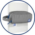 Piórnik kosmetyczka etui saszetka szary B-SMART OXFORD