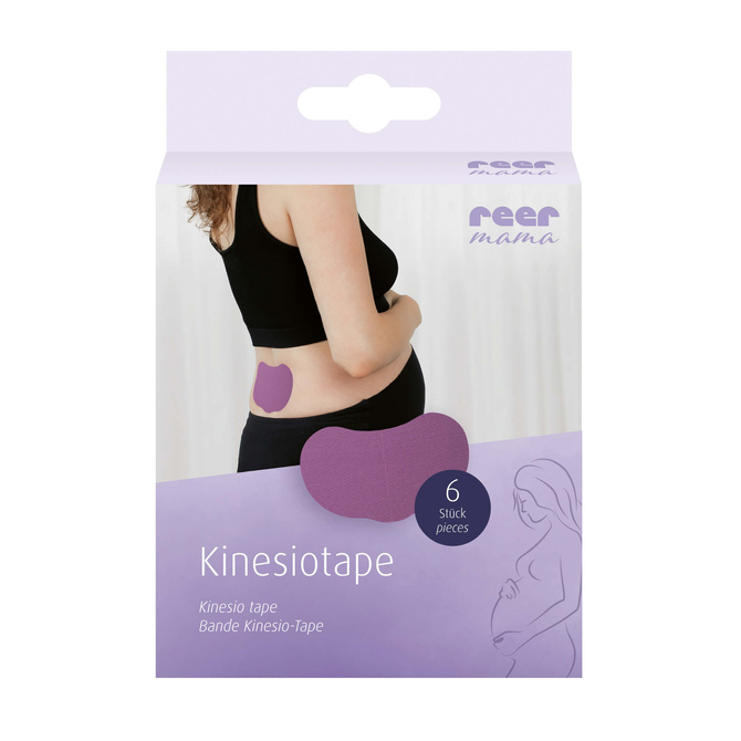 Taśma kinezjologiczna plastry Kinesiotaping tejpy 6szt hipoalergiczne REER