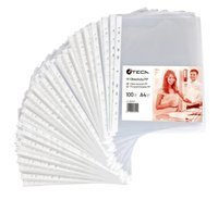 Koszulki obwoluty 1000szt A4 groszkowe 40µm na dokumenty HERLITZ