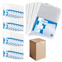 Koszulki obwoluty A4 krystaliczne na dokumenty 2500szt 40mic BANTEX BUDGET