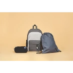 Plecak szkolny młodzieżowy szary czarny 25l Funky OXFORD