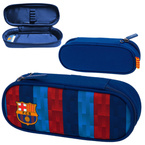 Piórnik kosmetyczka etui usztywniany z klapką organizere FC Barcelona ASTRA