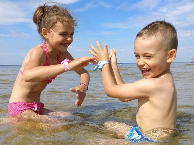 Opaska identyfikacyjna UV bezpieczeństwa dziecka wielorazowa samolot SIBAND