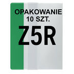 Zestaw okładka Z5R regulowana 29,7cm x 40,8-44cm przezr krystaliczna 10szt
