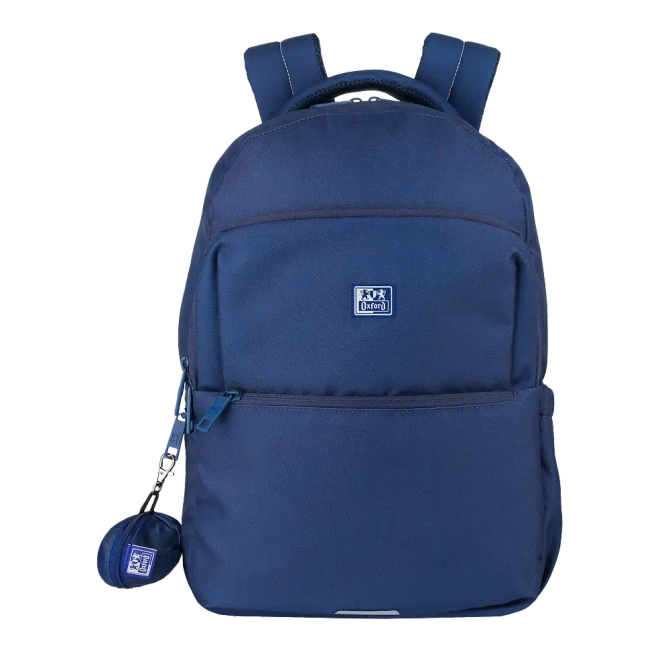 Plecak szkolny młodzieżowy granat z pokrowcem przeciwdeszczowym 23l OXFORD