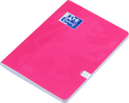 Zeszyt A4 32 kartki w kratkę z marginesem 99,4µm soft touch różowy OXFORD