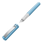 Pióro wieczne prawo/lewo metaliczne niebieskie Blue Pina Colada PELIKAN