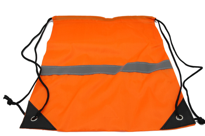 Worek odblaskowy szkolny z nadrukiem logo napis