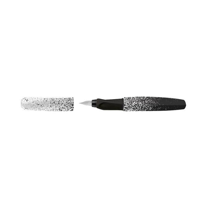 Pióro wieczne Twist dla dzieci prawo/lewo czarne białe PELIKAN