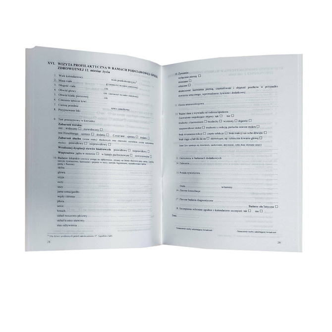 Książeczka Zdrowia Dziecka Książeczka Szczepień A5+okładka dinozaur