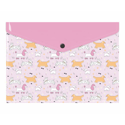 Teczka kopertowa koperta na zatrzask A4 PP puppies pieski BIURFOL