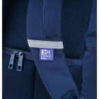 Plecak szkolny młodzieżowy granat z pokrowcem przeciwdeszczowym 23l OXFORD