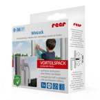 Zabezpieczenie klamki okna drzwi balkonowych 3szt REER