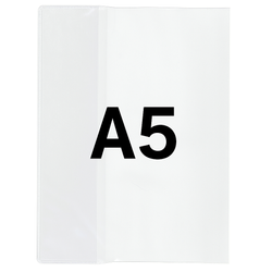 Okładka A5 na zeszyt zeszytowa przezroczysta krystaliczna