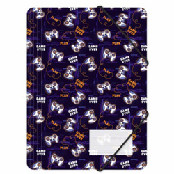 Teczka rysunkowa z gumką A4 plastikowa PP pady gamepad BIURFOL