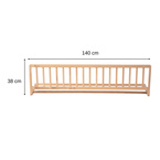 Barierka drewniana ochronna osłona do łóżka 140x38cm Lissi GEUTHER