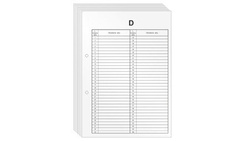 Przekładka do teczki akt osobowych A4 typ D 10szt