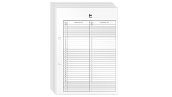 Przekładka do teczki akt osobowych A4 typ E 10szt