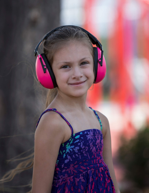 Słuchawki ochronne nauszniki wygłuszające dzieci 3lata+ Petal Pink BANZ